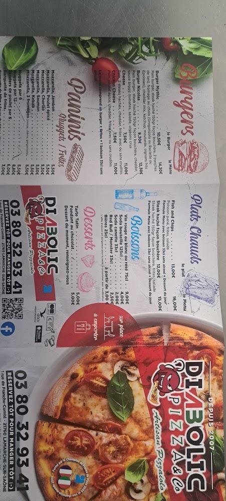 Diabolic Pizza - Menu Image 2